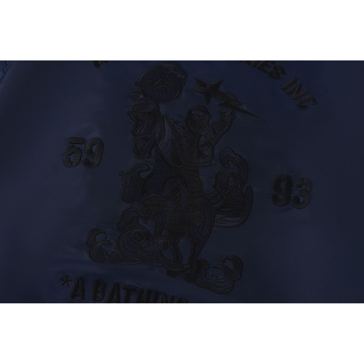 BAPE X ALPHA INDUSTRIES MA-1 JACKET MENS