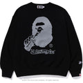 BAPE X COCA-COLA APE HEAD CREWNECK RELAXED FIT MENS