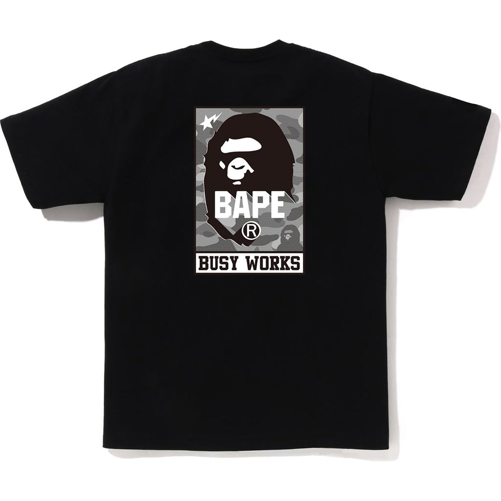 HONEYCOMB CAMO BAPE BUSY WORKS TEE MENS