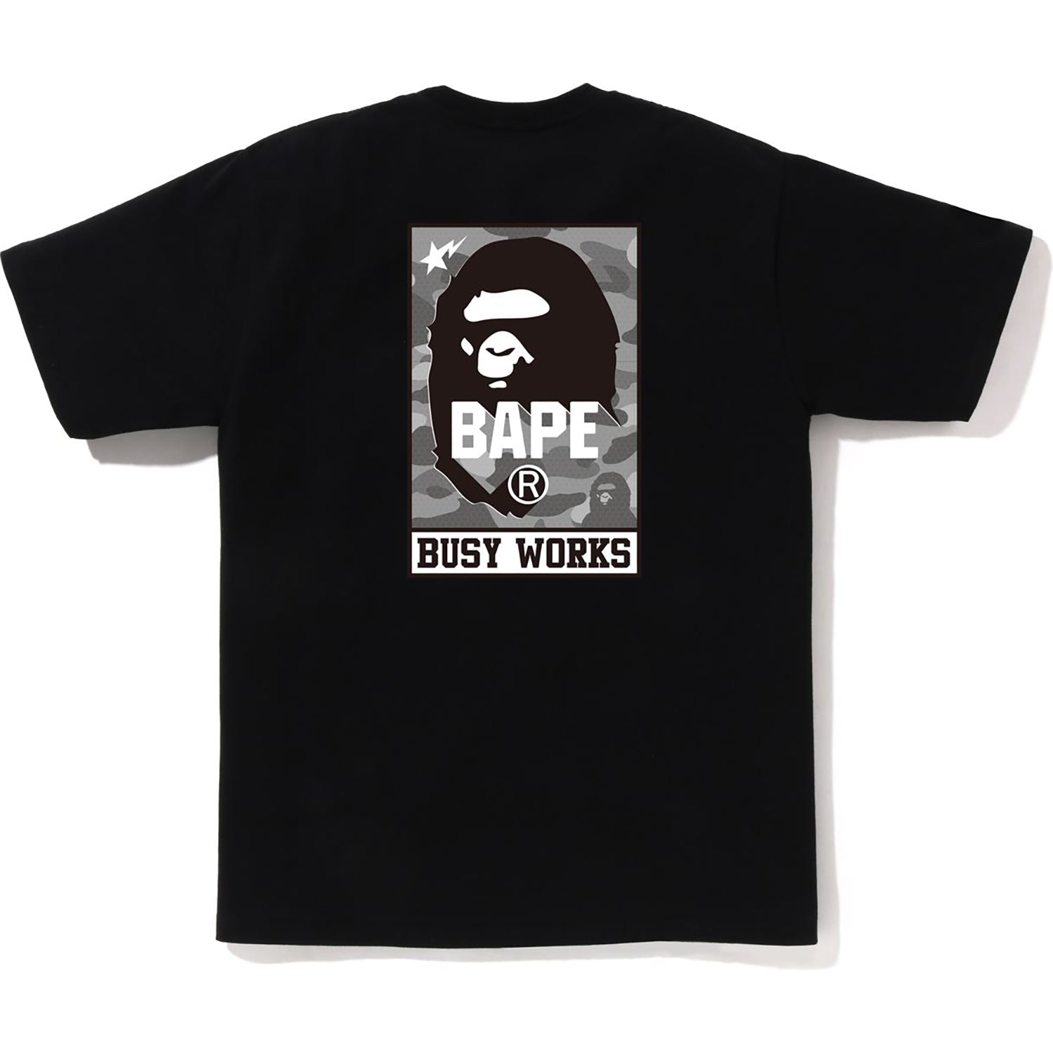 HONEYCOMB CAMO BAPE BUSY WORKS TEE MENS