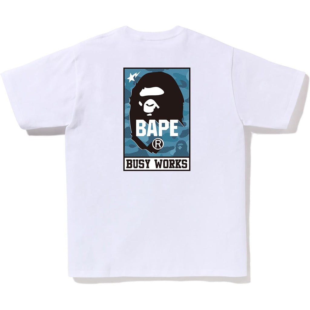 HONEYCOMB CAMO BAPE BUSY WORKS TEE MENS