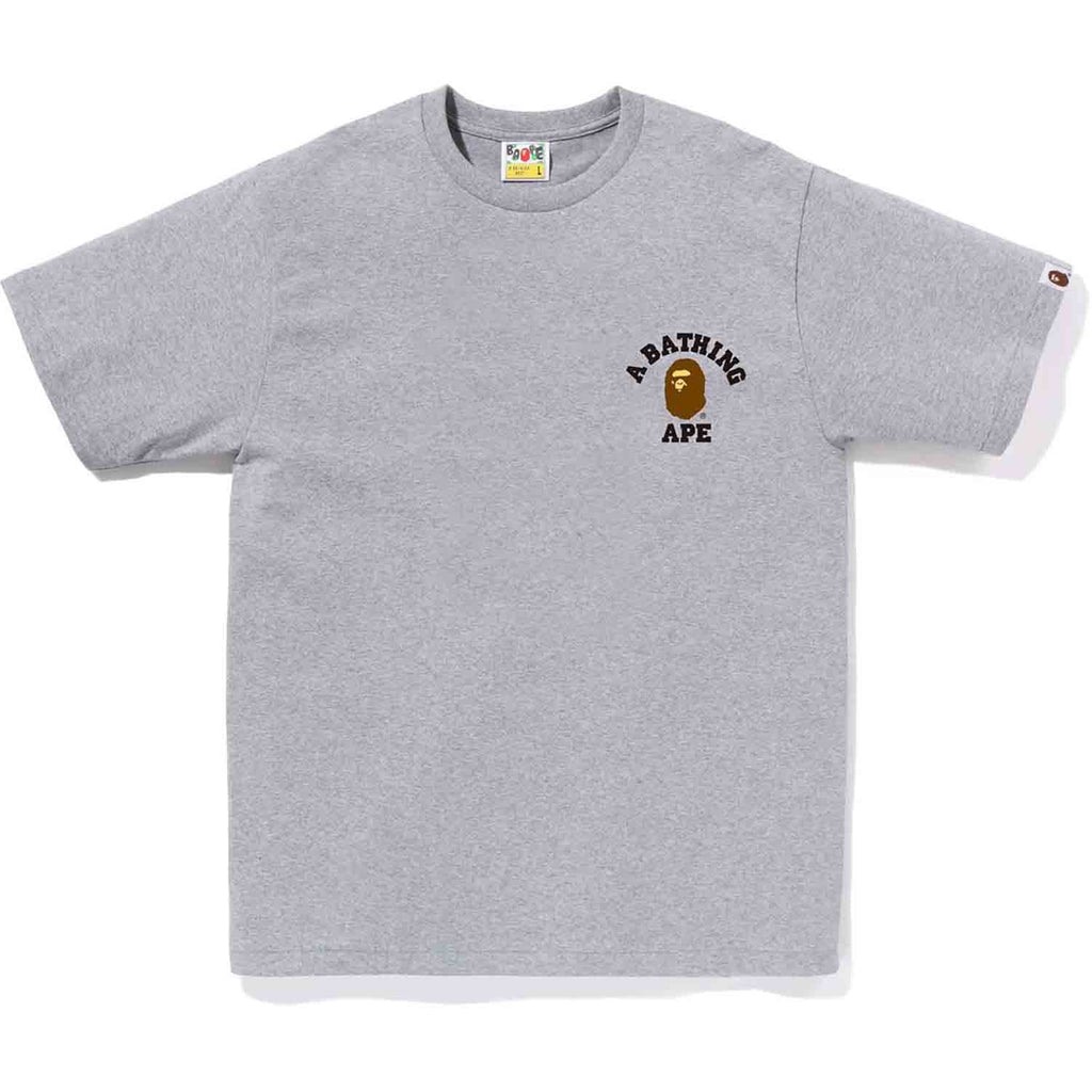 COLLEGE ONE POINT TEE M BAPEC MENS