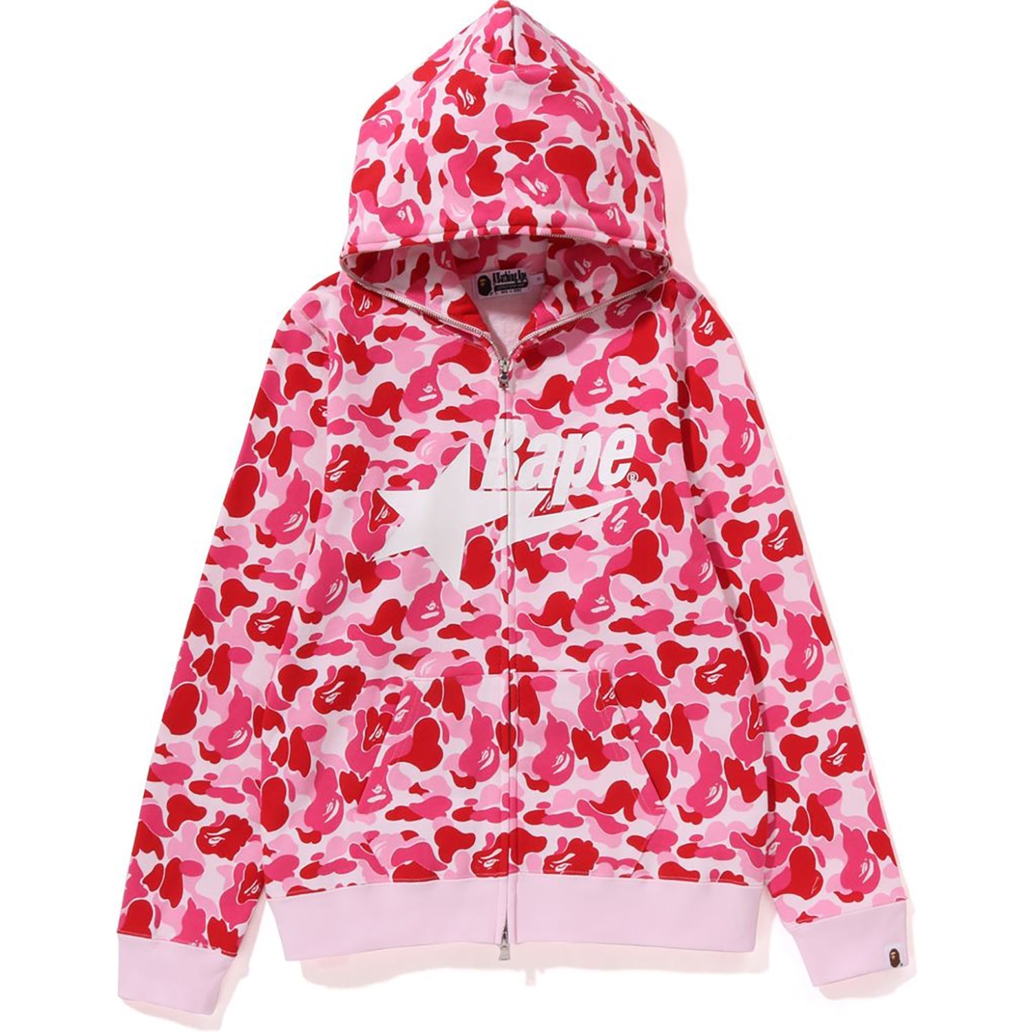 ABC CAMO BAPE STA FULL ZIP HOODIE LADIES