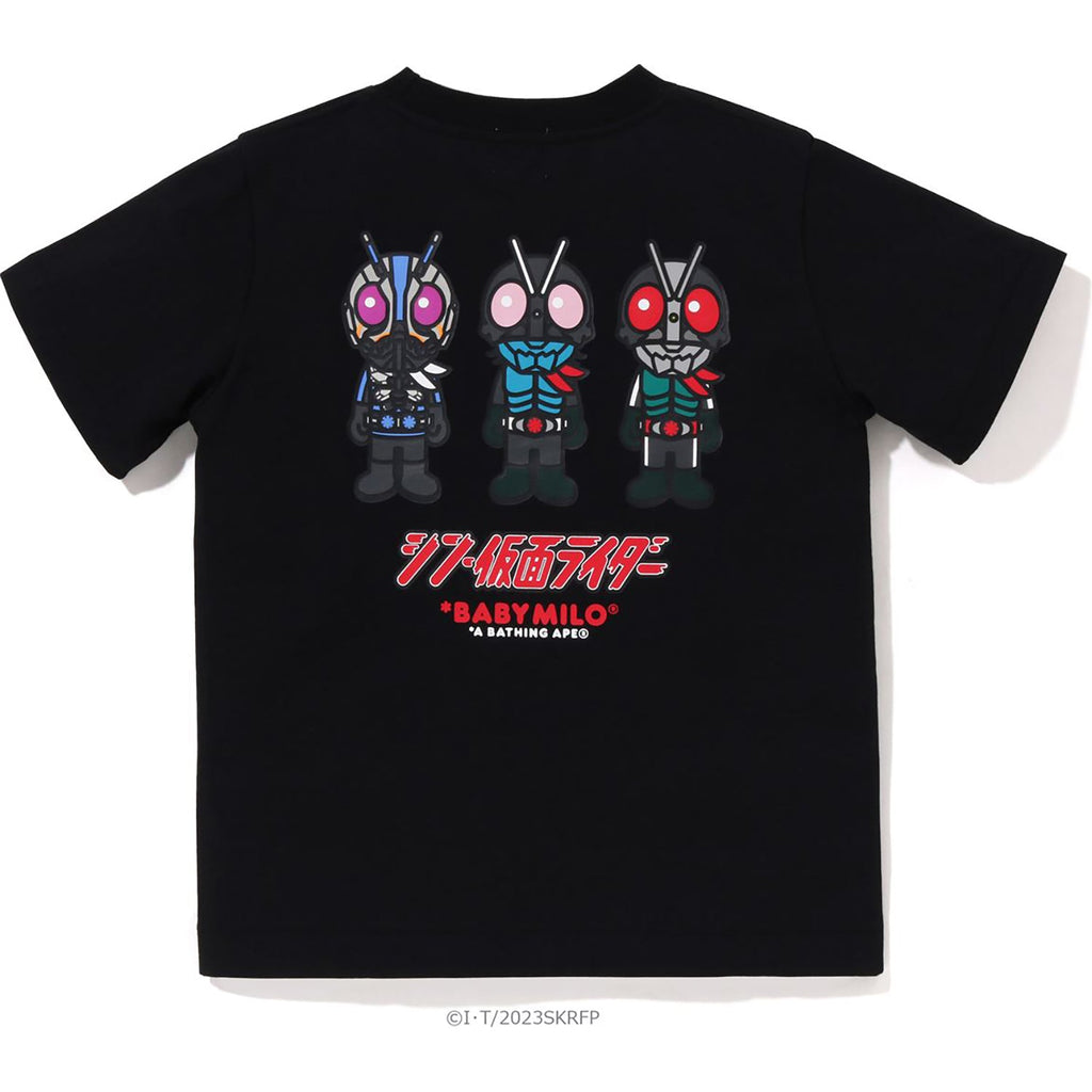 BAPE X SHIN KAMEN RIDER #2 BABY MILO TEE KIDS