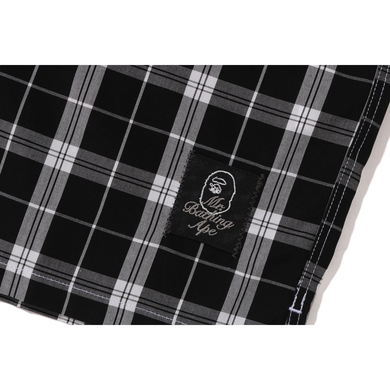 MR. BATHING APE RELAXED FIT OPEN COLLAR SHIRT MENS