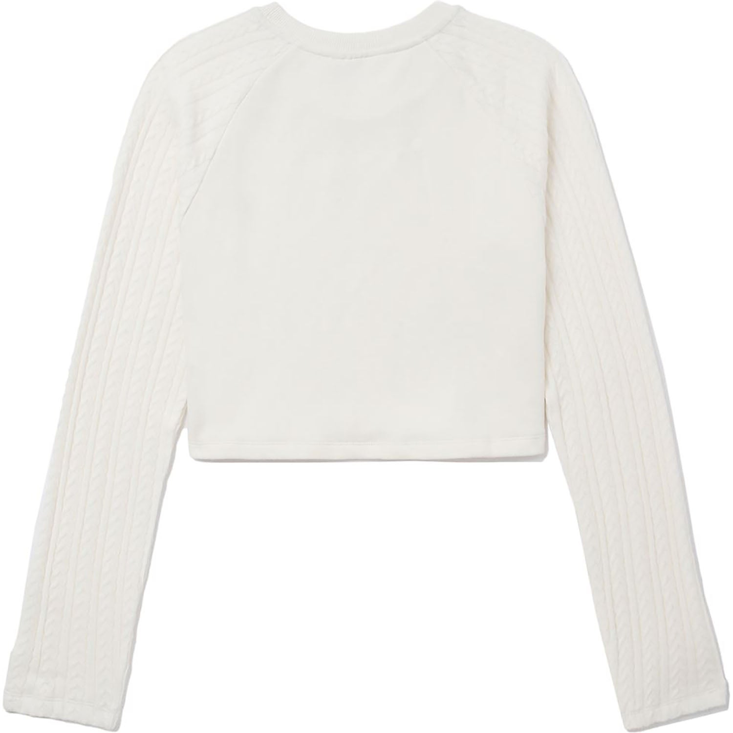 APEE FABRIC MIXED LONG SLEEVE RAGLAN JUMPER LADIES