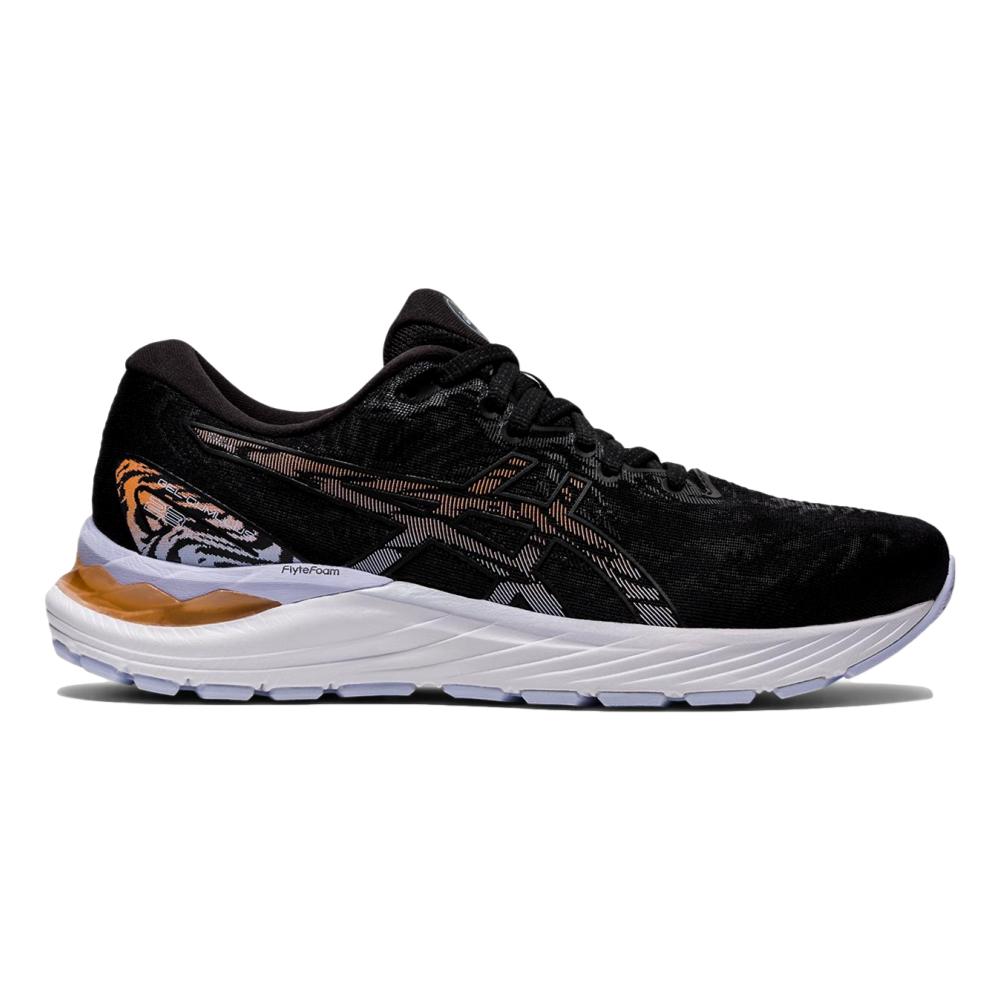 Women's Asics Gel-Cumulus 23, Black/Sun Peach, 10 B Medium
