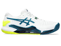 Men's Asics Gel-Resolution 9, White/Restful Teal, 11 D Medium