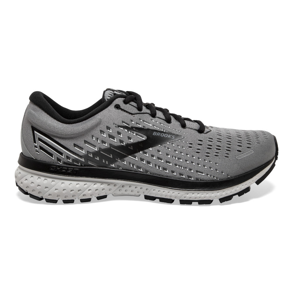 Men's Brooks Ghost 13, Primer Grey/Pearl/Black, 8 D Medium