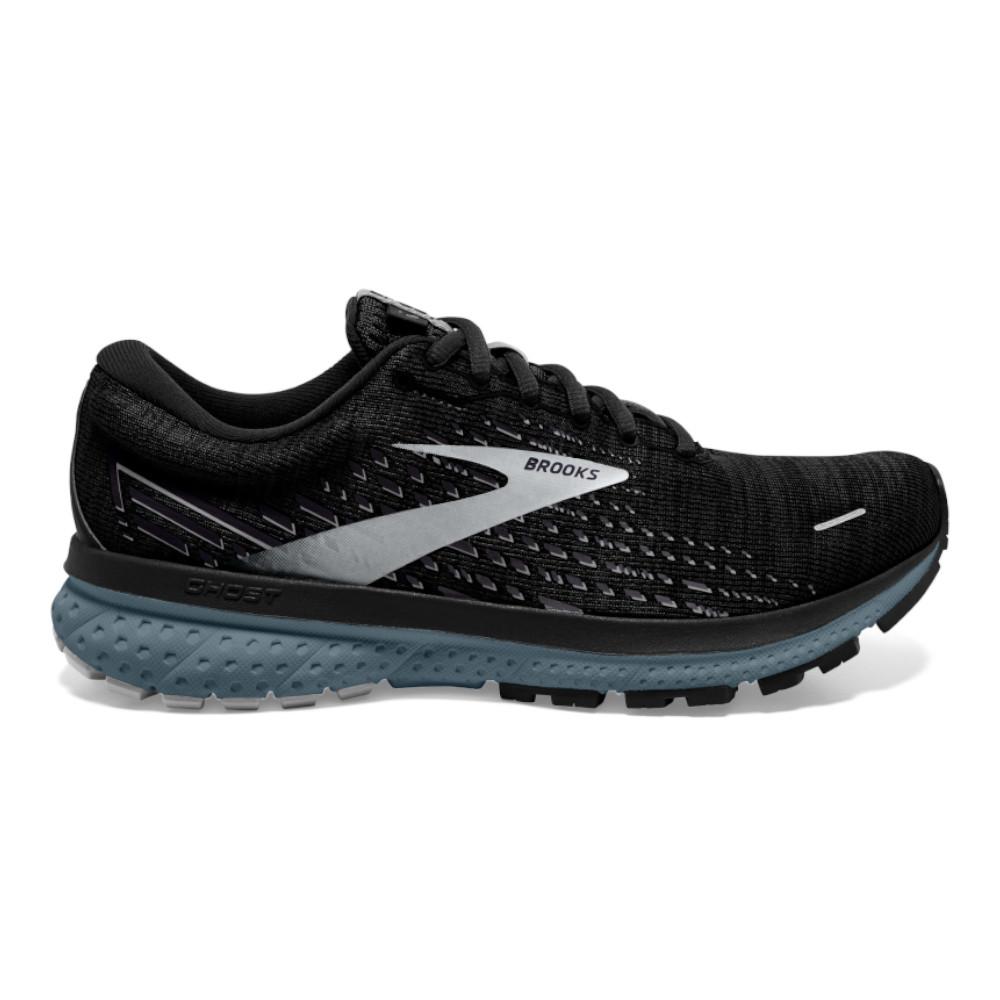 Men's Brooks Ghost 13, Black/Grey/Stormy, 10.5 D Medium