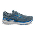 Men's Brooks Glycerin GTS 19, Quarry/Grey/Dark Blue, 8.5 D Medium