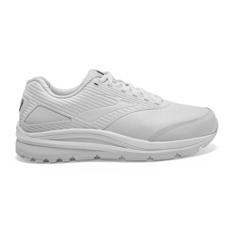 Women's Brooks Addiction Walker 2, White/White, 8 B Medium