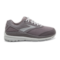 Women's Brooks Addiction Walker Suede, Shark/Alloy/Oyster, 9 2E Extra Wide