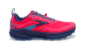 Women's Brooks Cascadia 16, Pink/Flambe/Cobalt, 6 B Medium