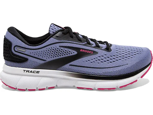 Women's Brooks Trace 2, Purple Impression/Black/Knocko, 10 B Medium