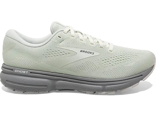 Women's Brooks Ghost 15, Blue/White (Green Silence), 8.5 B Medium