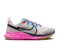 Women's Nike Pegasus Trail 4, Light Orewood Brown/Blue Lightning/Pink Spell/Dark Smoke Grey, 8.5 B Medium