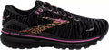 Women's Brooks Ghost 15, Black/Spring Crocus/Sunburn, 8.5 B Medium