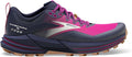 Women's Brooks Cascadia 16, Peacoat/Pink/Biscuit, 10 B Medium