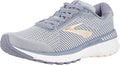 Women's Brooks Adrenaline GTS 20, Grey/Pale Peach/White, 11 B Medium