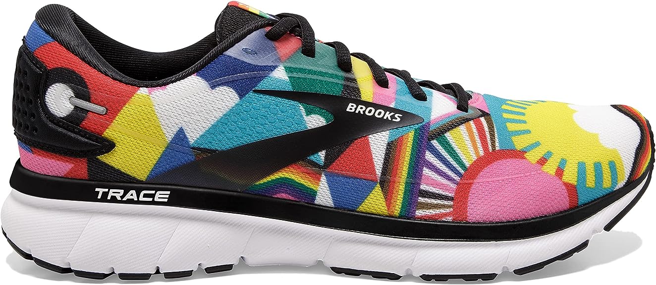 Women's Brooks Trace 2, Black/Multi, 10 B Medium
