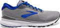 Men's Brooks Adrenaline GTS 20, Grey/Blue/Navy, 12.5 D D Medium