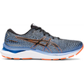 Men's Asics Gel-Cumulus 24, Black/Shocking Orange, 8 D Medium
