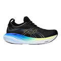 Men's Asics Gel-Nimbus 25, Black/Glow Yellow, 12 D Medium