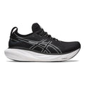 Men's Asics Gel-Nimbus 25, Black/Pure Silver, 9 D Medium
