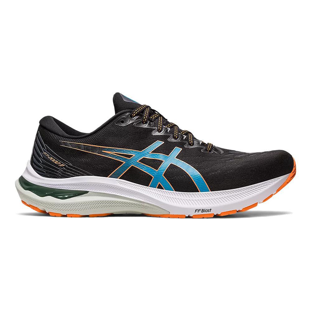 Men's Asics GT-2000 11, Black/Sun Peach, 12.5 D Medium