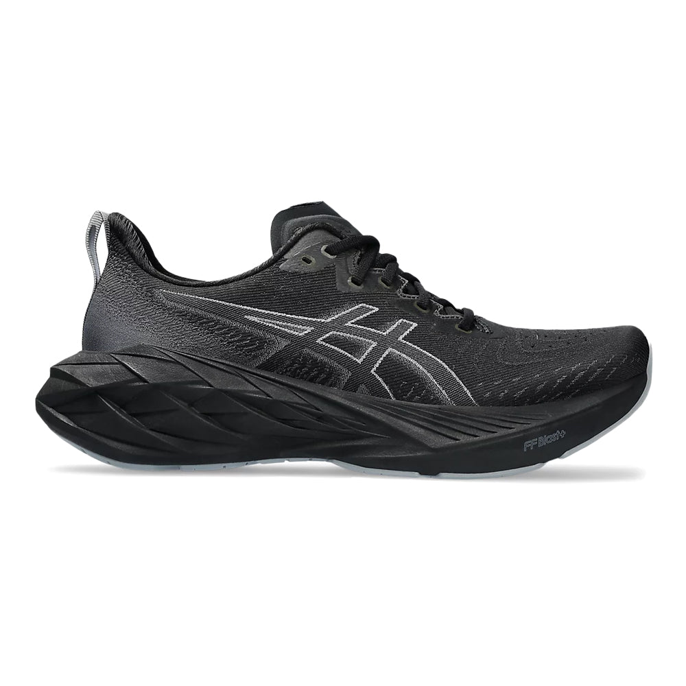 Men's Asics Novablast 4, Black/Graphite Grey, 9 D Medium