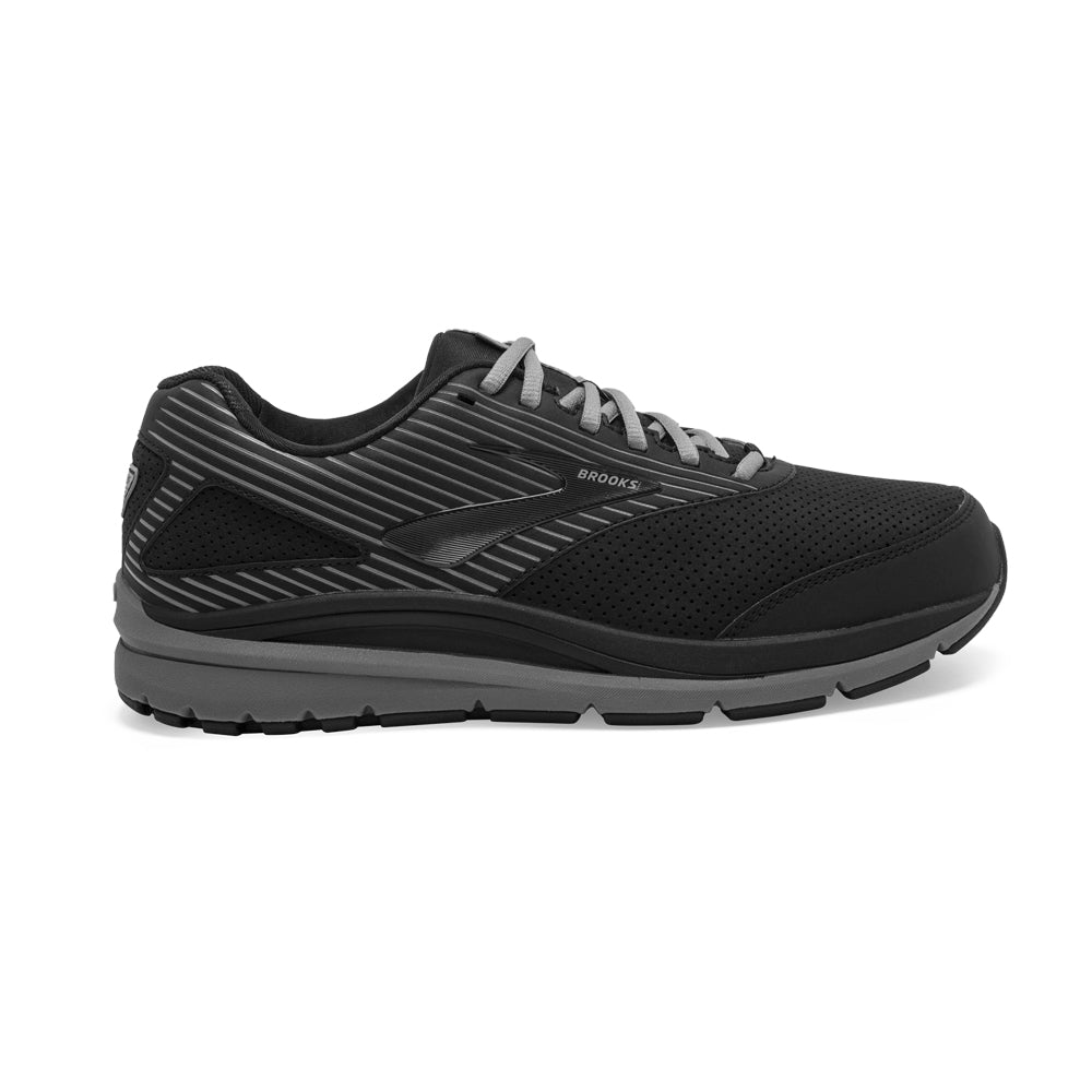 Men's Brooks Addiction Walker Suede, Black/Primer/Black, 10.5 D Medium
