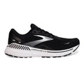 Men's Brooks Adrenaline GTS 23, Black/White/Silver, 8.5 2E Wide