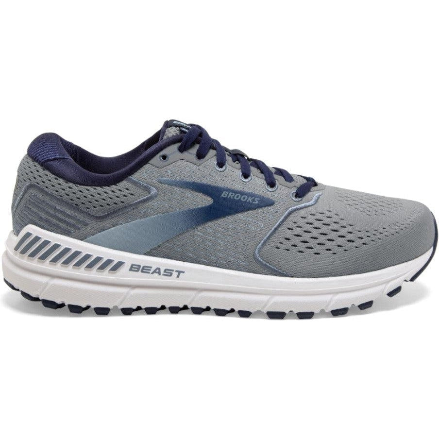 Men's Brooks Beast '20, Blue/Grey/Peacoat, 14 D Medium