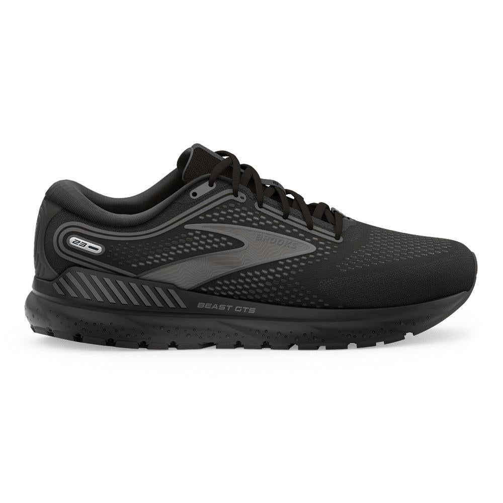 Men's Brooks Beast GTS 23, Black/Gunmetal, 13 4E Extra Wide