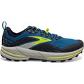 Men's Brooks Cascadia 16, Mykonos Blue/Peacoat/Lime, 9 D Medium