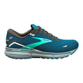 Men's Brooks Ghost 15, Moroccan Blue/Black/Spring Bud, 11 D Medium
