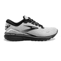 Men's Brooks Ghost 15, White/Black, 10 D Medium