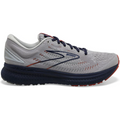 Men's Brooks Glycerin 19, Grey/Alloy/Peacoat, 14 D Medium