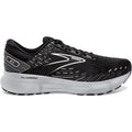 Men's Brooks Glycerin 20, Black/White/Alloy, 12.5 2E Wide