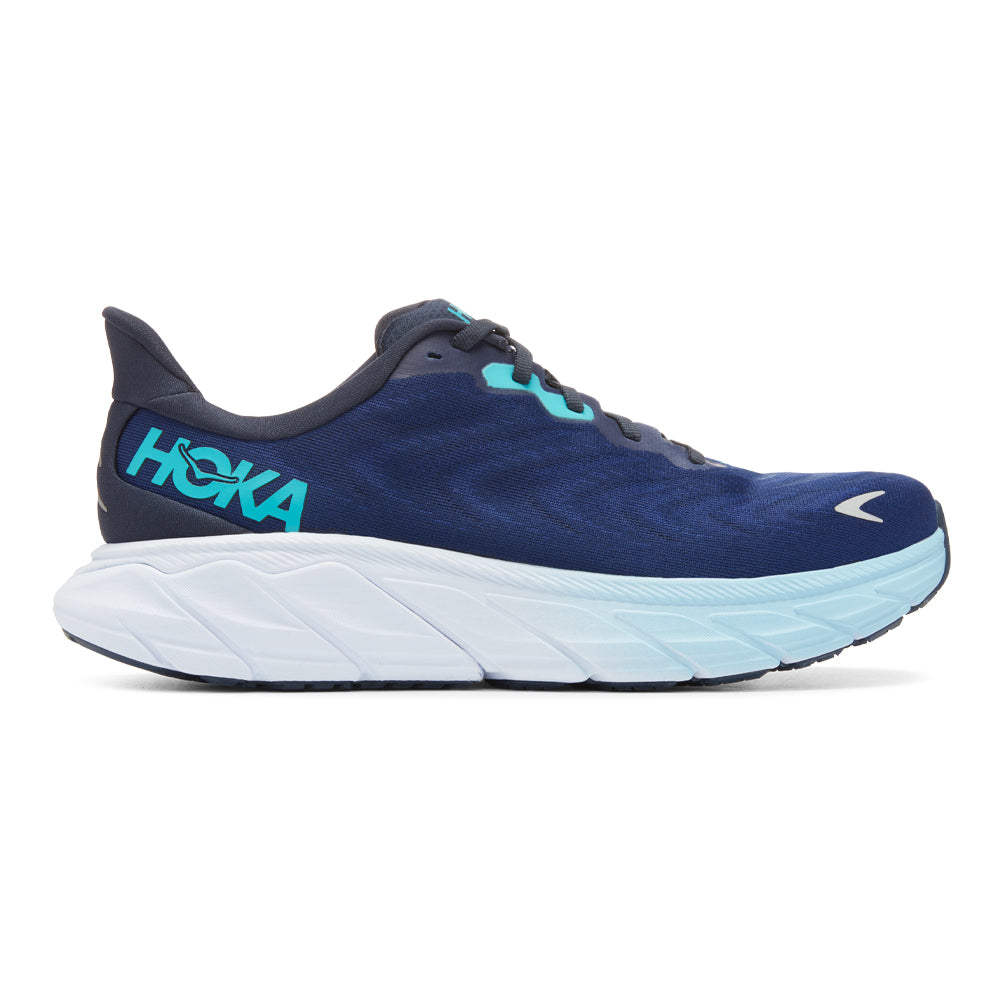 Men's Hoka One One Arahi 6, Outer Space/Bellwether Blue, 9 2E Wide