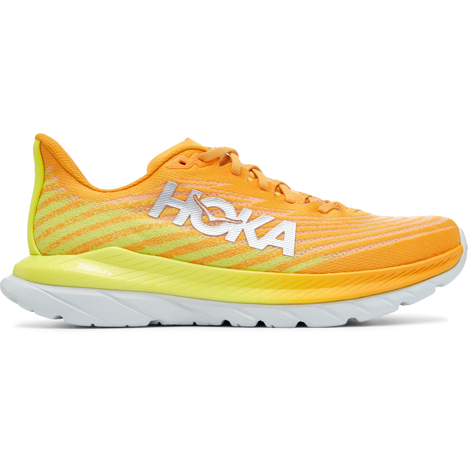 Men's Hoka One One Mach 5, Radiant Yellow/Evening Primrose, 12 D Medium