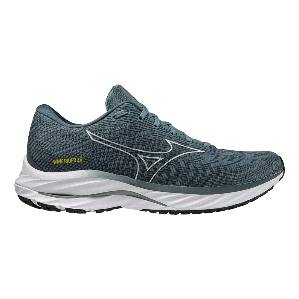 Men's Mizuno Wave Rider 26, Goblin Blue/Vaporous Grey, 11.5 D Medium