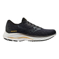 Men's Mizuno Wave Rider 26, Odyssey Grey/Metallic Grey, 12.5 D Medium