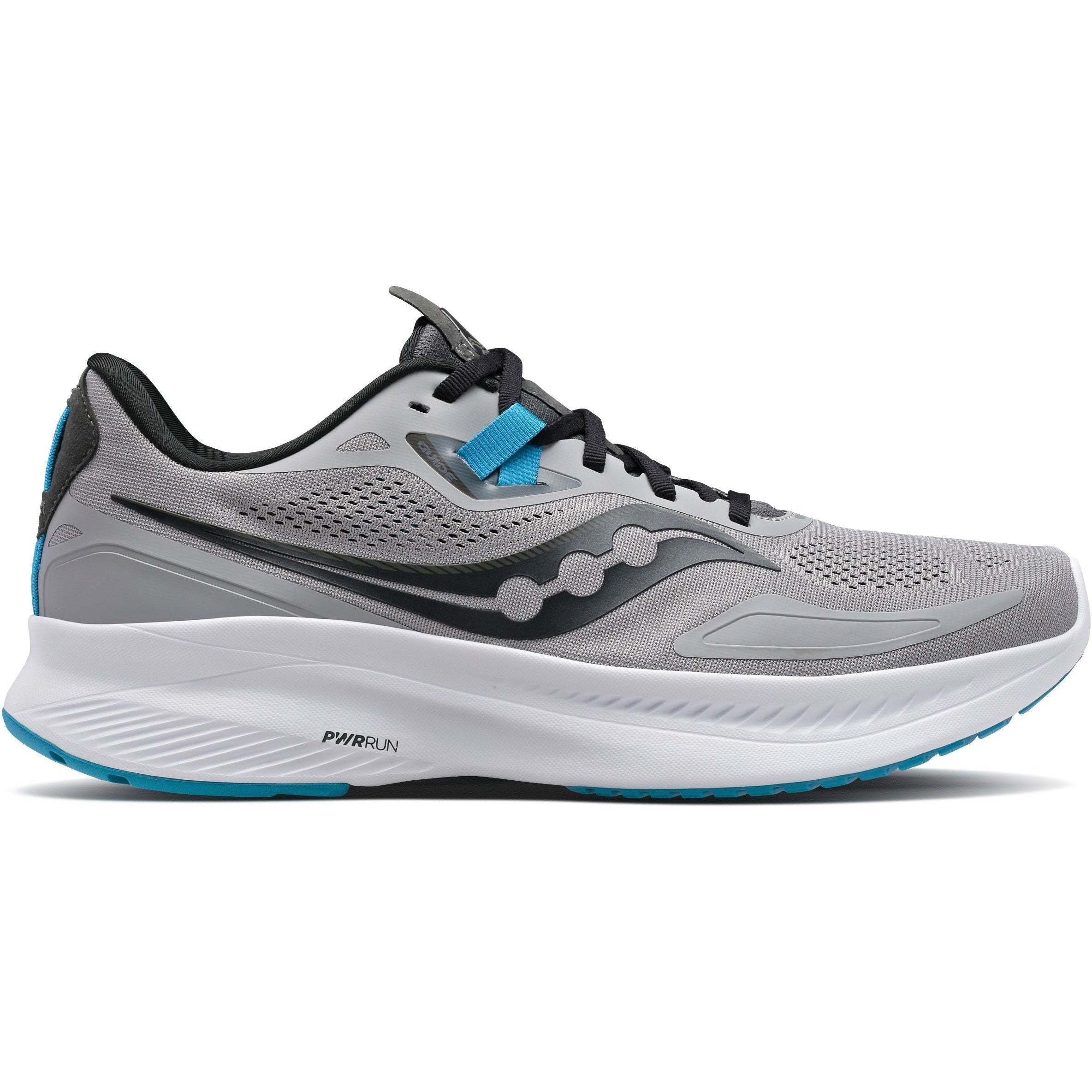 Men's Saucony Guide 15, Alloy/Topaz, 9.5 2E Wide