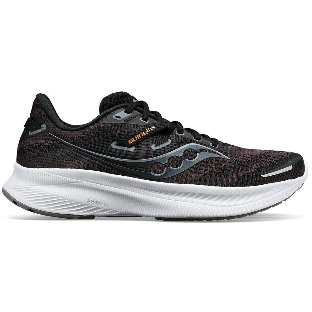 Men's Saucony Guide 16, Black/White, 11 2E Wide