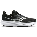 Men's Saucony Ride 16, Black/White, 12 D Medium