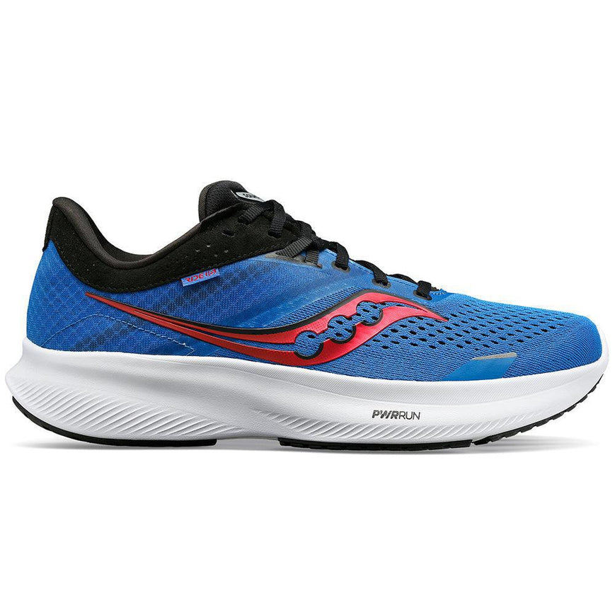 Men's Saucony Ride 16, Hydro/Black, 12.5 2E Wide