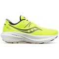Men's Saucony Triumph 20, Citron/Black, 10.5 D Medium