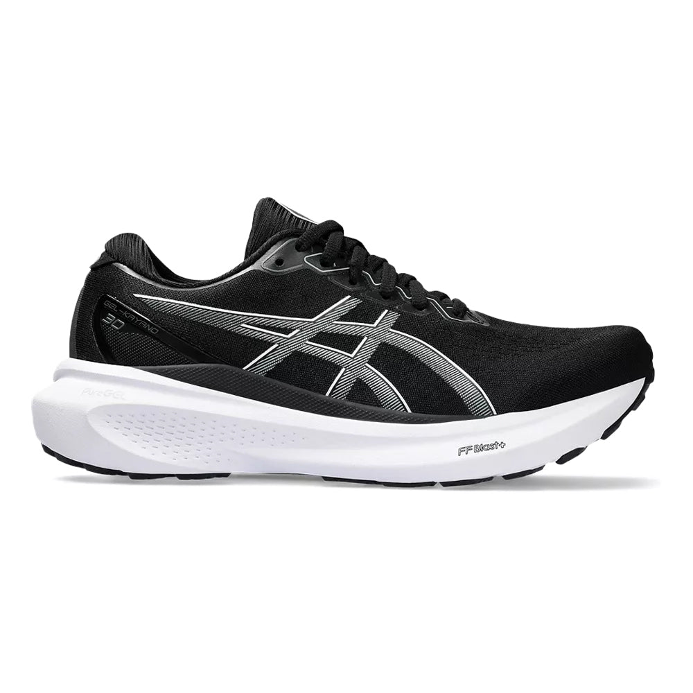 Women's Asics Gel-Kayano 30, Black/Sheet Rock, 9.5 D Wide